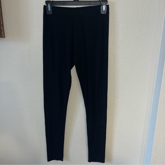 Eileen Fisher Black Ankle Leggings Size XS - Picture 1 of 5